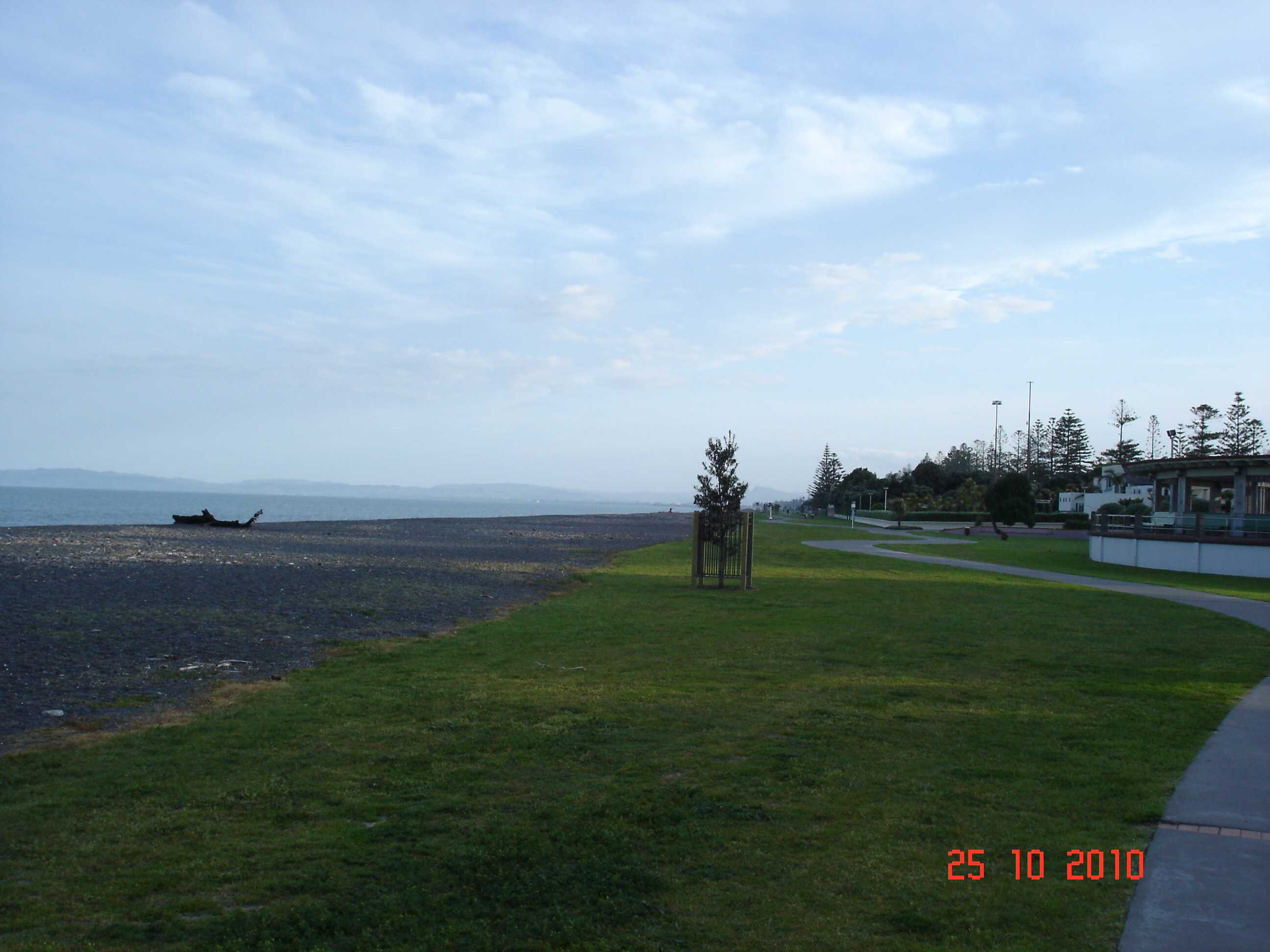 Pláž v Napier-2