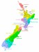 Mapa Nového Zélandu-1